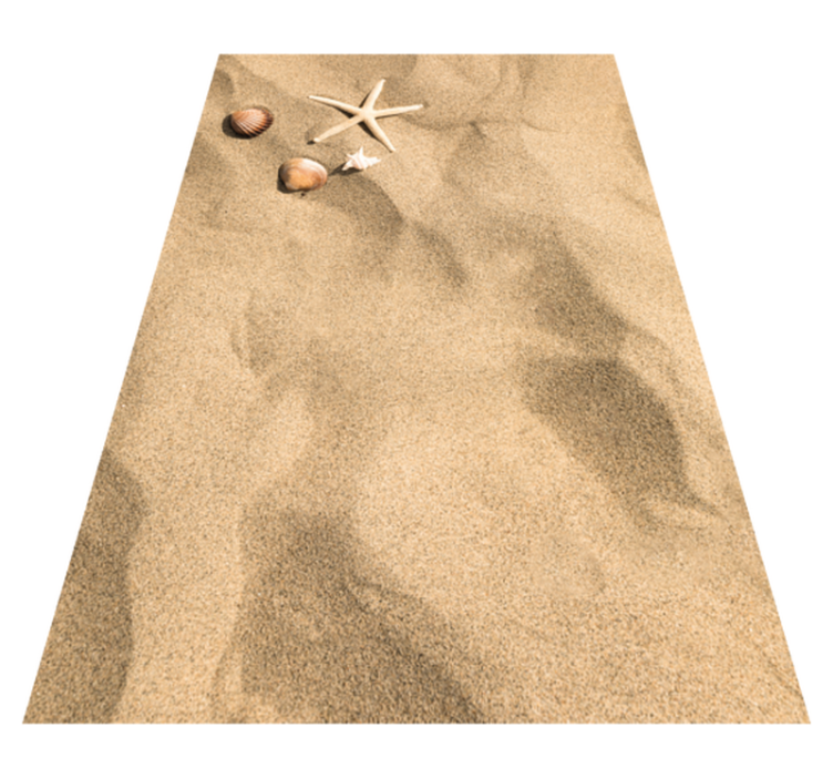 Verão vibe tapete de vinil areia ladrilhos de pedra - TenStickers