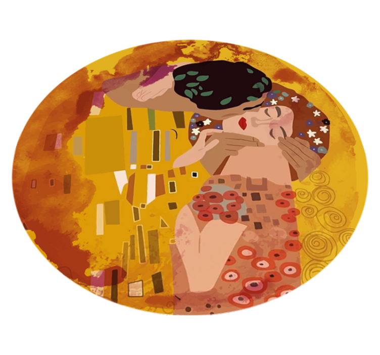 Tapete klimt's kiss vintage de vinil - TenStickers