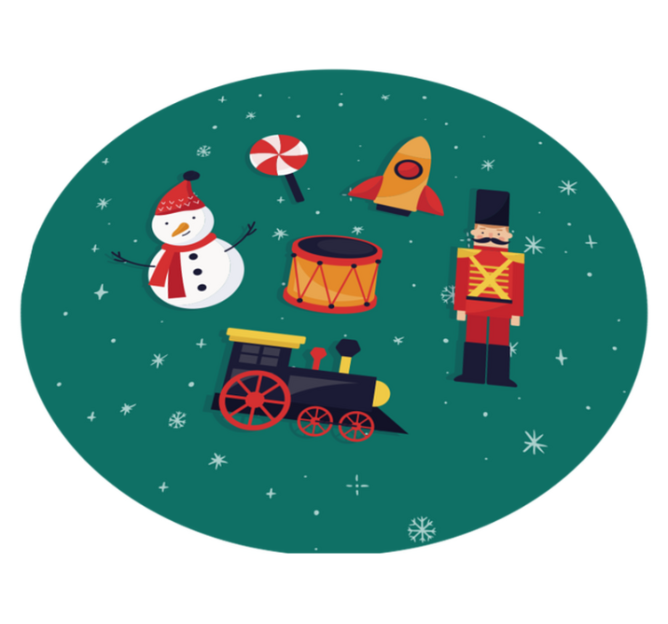 Brinquedos de natal tapete para árvore de natal - TenStickers