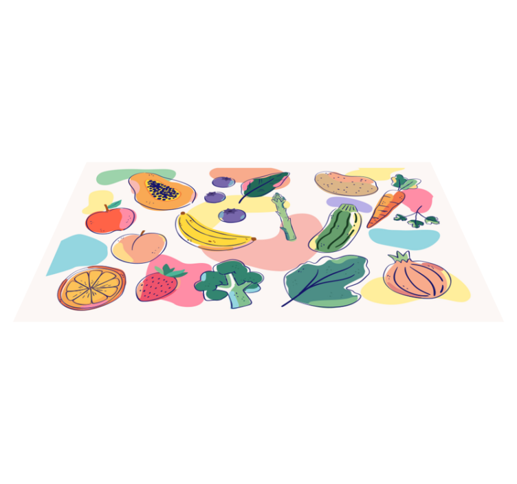 Frutas coloridas. Ladrilhos de cozinha - TenStickers