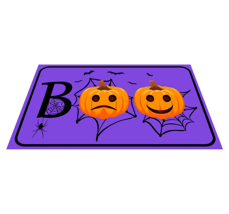 Vaia com tapetes de halloween com teias de aranha - TenStickers