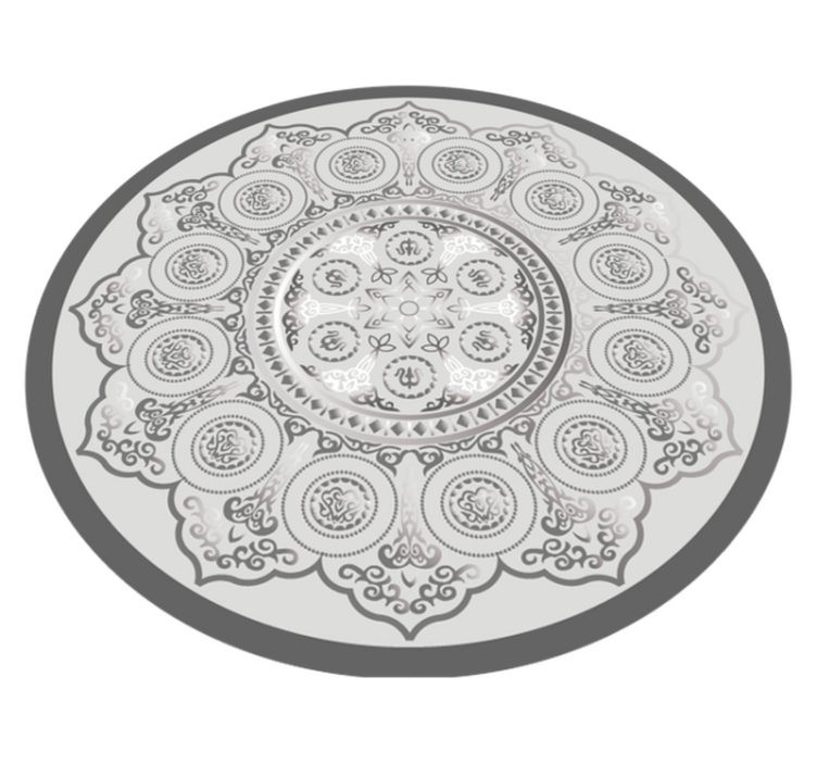 Tapete vinílico de mandala sobreposição de padrão de mandala - TenStickers