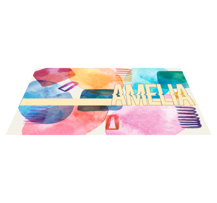 Tapete vinílico com nome nome personalizado - TenStickers