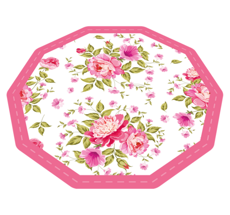 Tapete de quarto com padrão de rosas florescendo - TenStickers