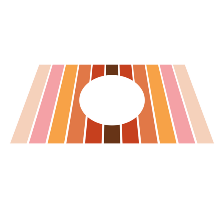 Tapete vinílico às risca desenho de listras geométricas - TenStickers