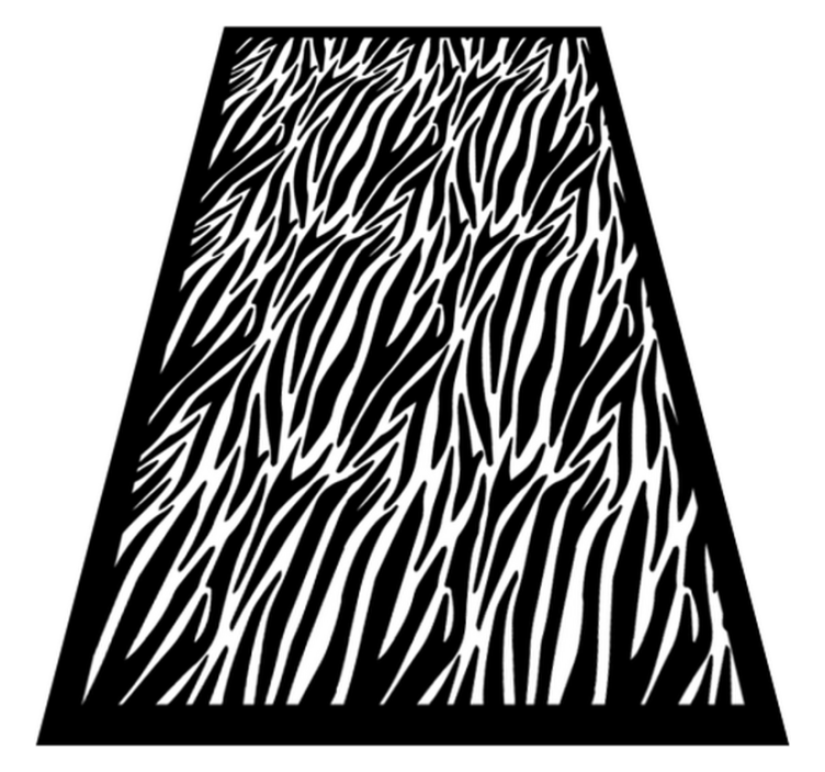 Tapete de vinil com estampa animal com efeito zebra - TenStickers