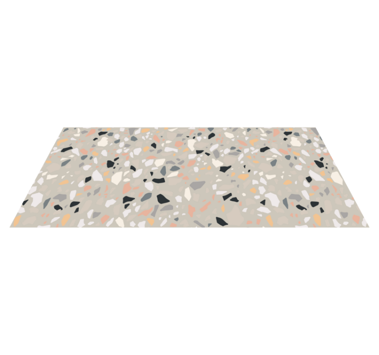 Tapete bege de textura terrazzo - TenStickers