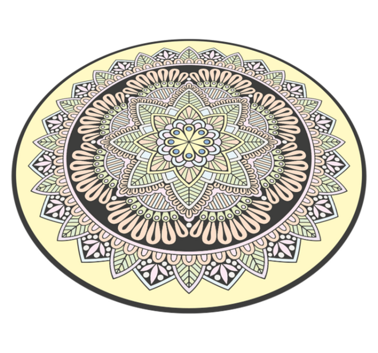 Ladrilhos de mosaico de mandala multicoloridos - TenStickers