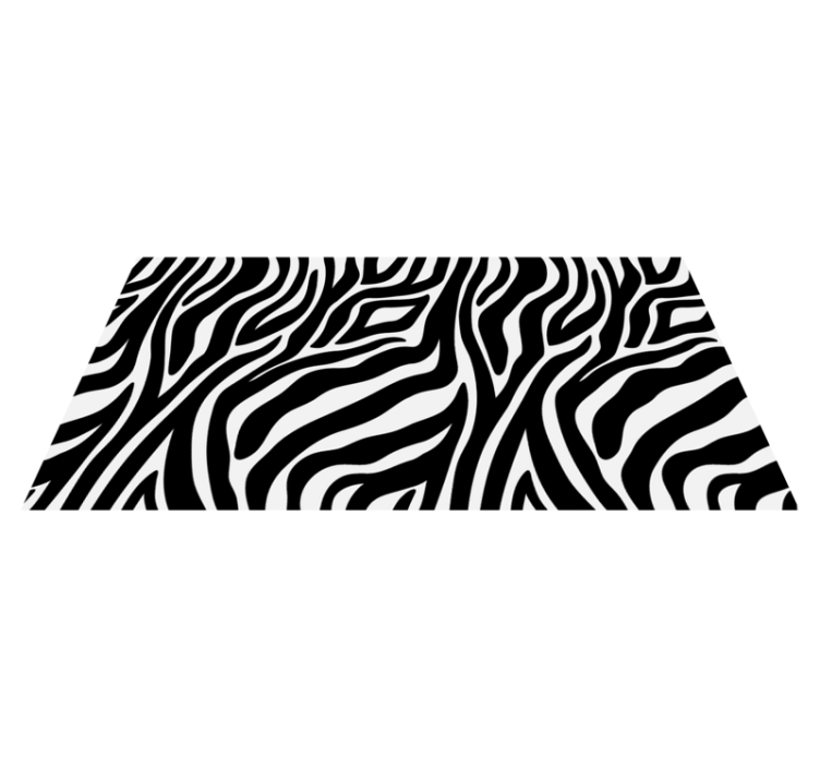 Tapete de vinil com estampa de zebra e animal - TenStickers
