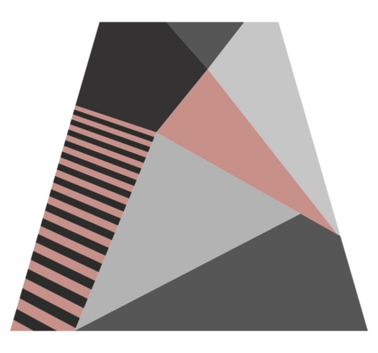 Tapete vinílico para gabinete Azulejo moderno geométrico rosa e c - TenStickers