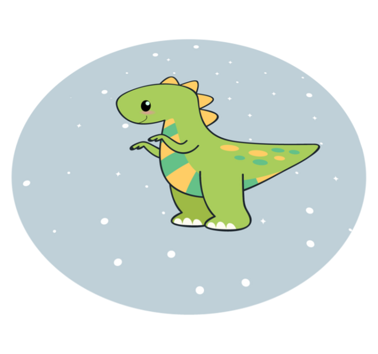 Tapete animal de dinossauro anime - TenStickers