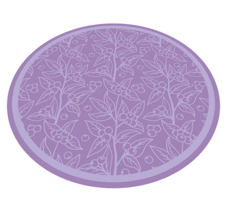 Tapete vinílico flores e plantas ramos de lavanda - TenStickers