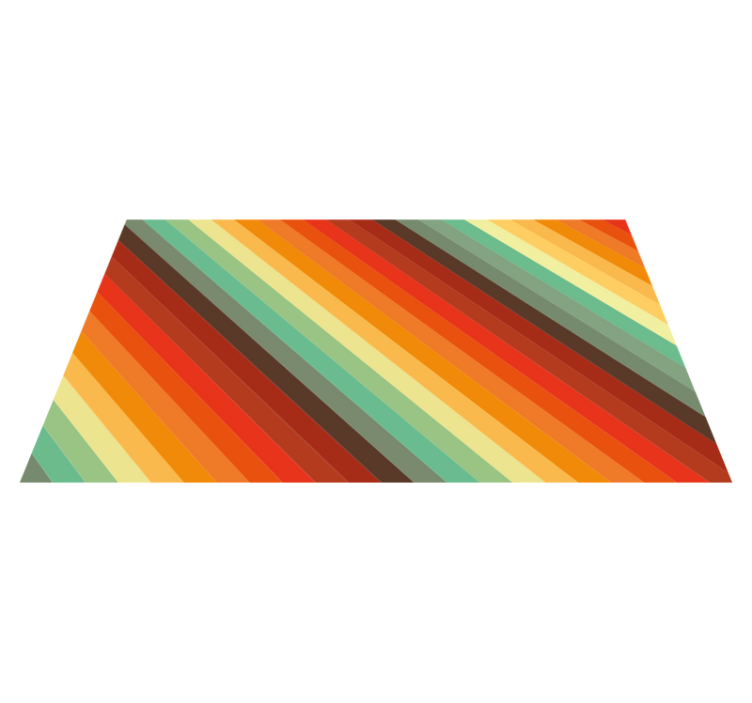 Tapete de vinil com riscas em cores retrô - TenStickers