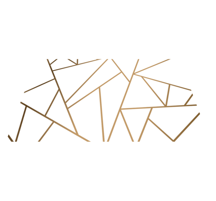 Tapete de vinil de cozinha com formas geométricas em mármore - TenStickers