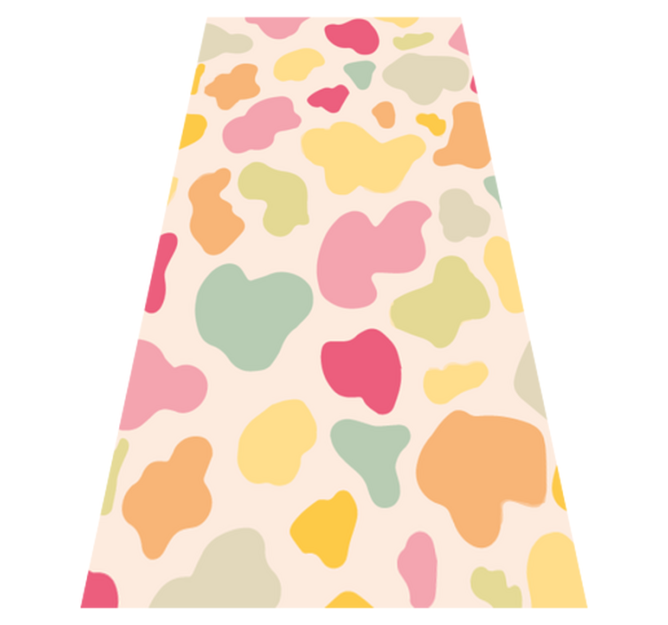 Tapete de vinil com estampa de animal com estampa de vaca - TenStickers