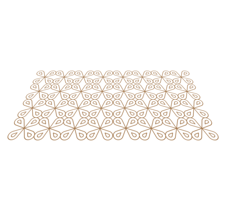 Tapete vinílico azulejos motivo sutil de folha - TenStickers