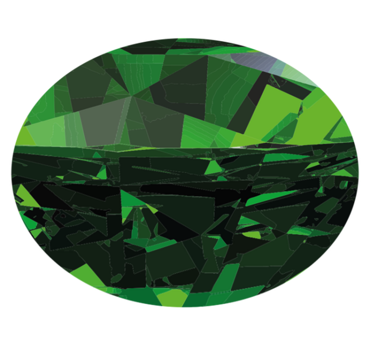 Pedra esmeralda piso de ladrilhos de pedra - TenStickers