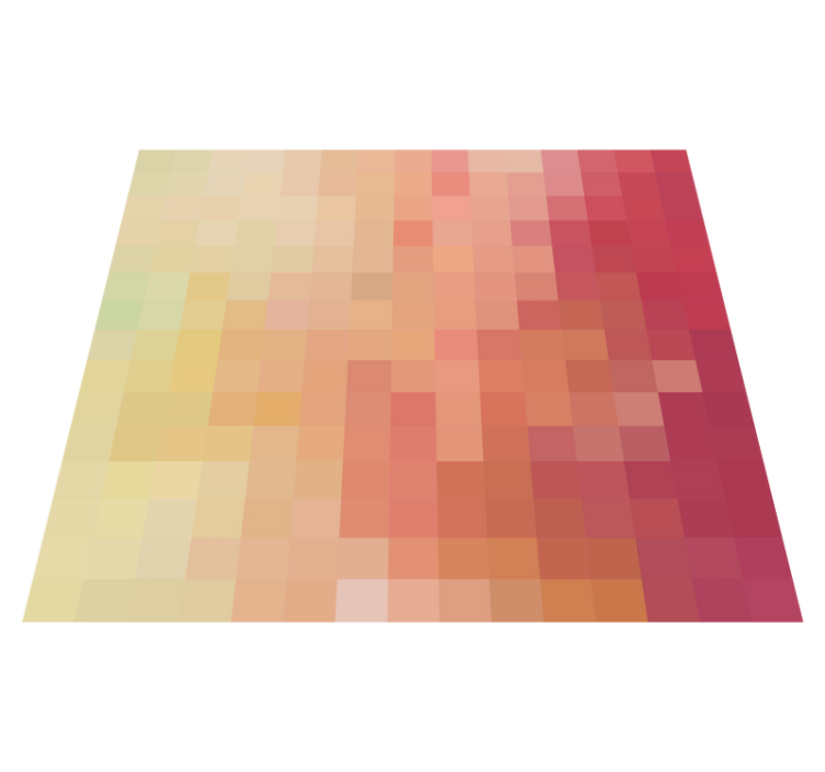 Tapete de vinil mosaico de quadrados multicoloridos - TenStickers
