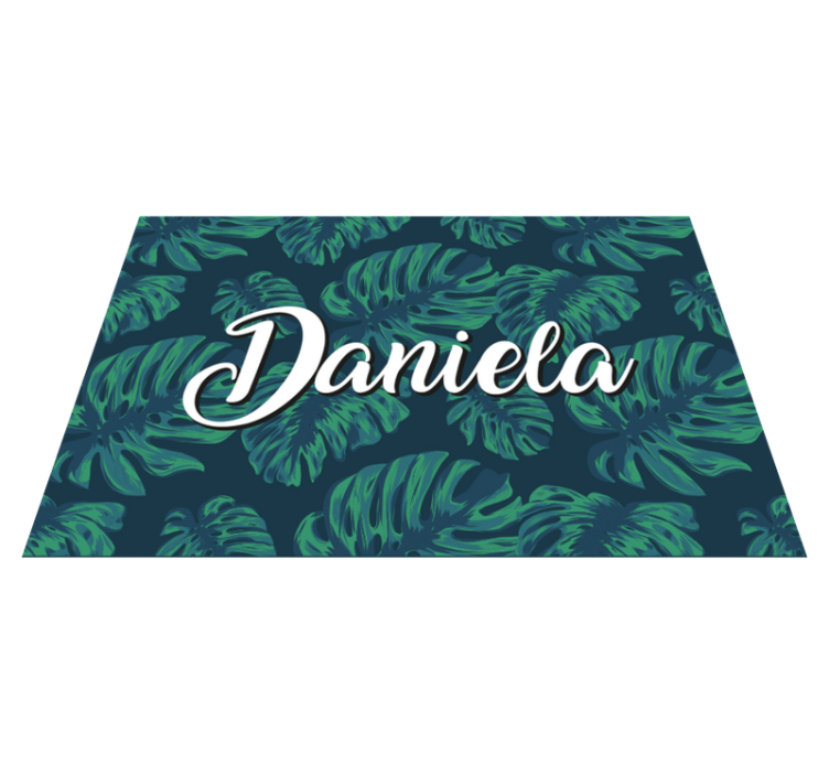 Folhas produtocom nome tapete floral - TenStickers