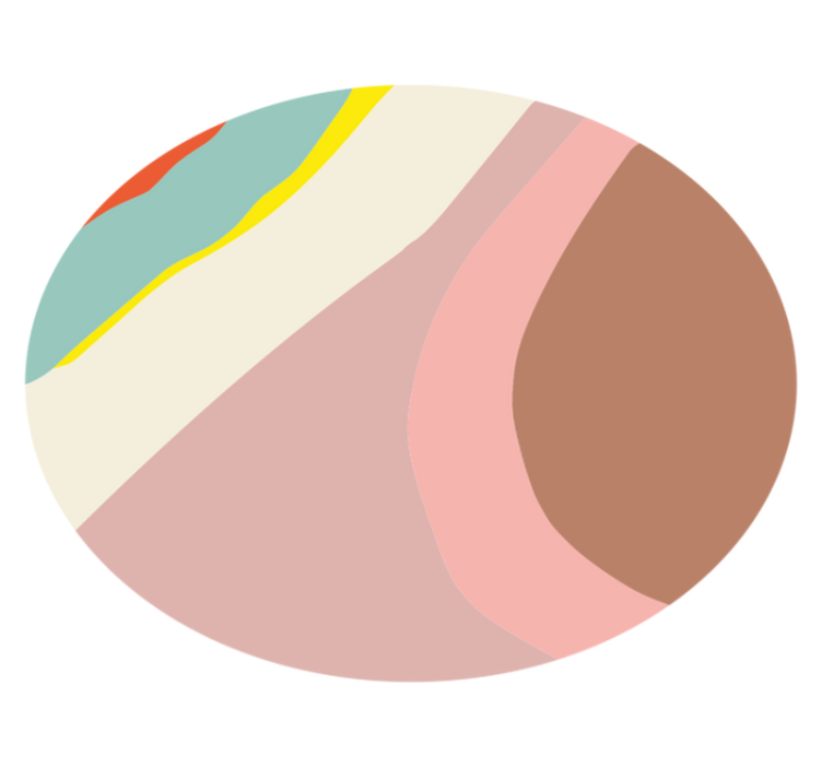 Ladrilhos de mosaico de mosaico de riscas multicoloridas - TenStickers