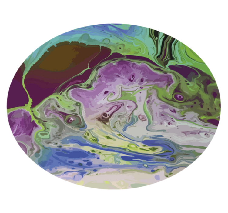 Tapete ondas multicolores tapete moderno - TenStickers