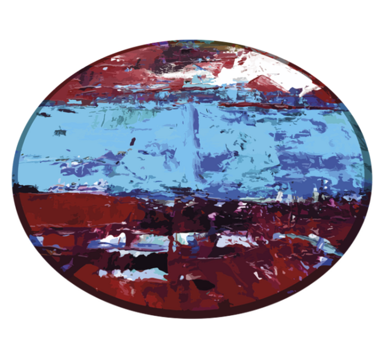 Tapete multi-colorido tapete moderno - TenStickers