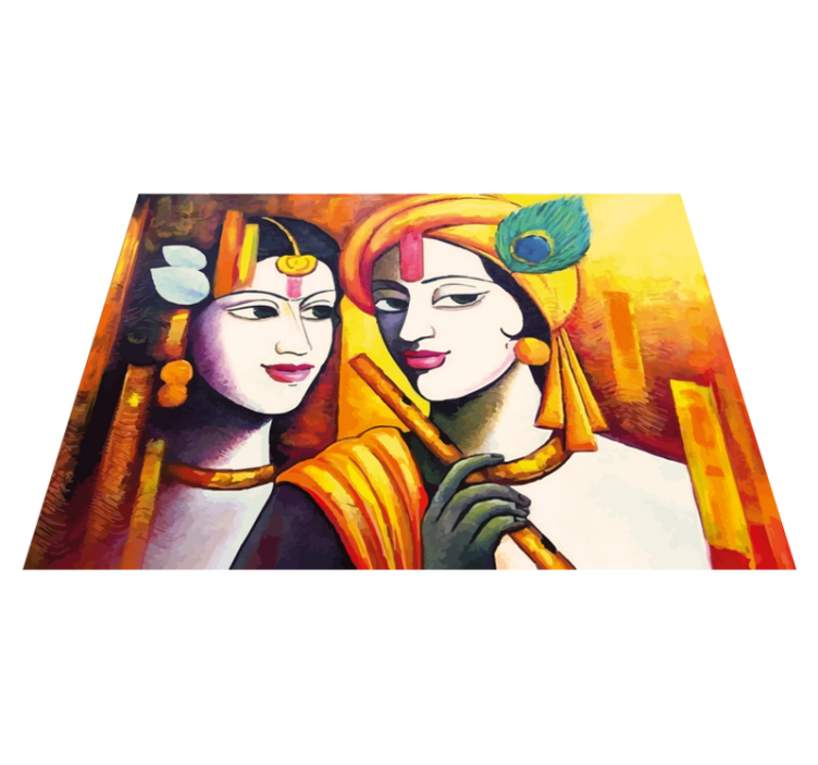 Tapete vinílico sala de estar essência cultural - TenStickers