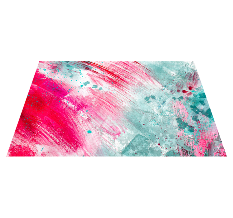 Tapete vinílico criança splash rosa abstrato - TenStickers