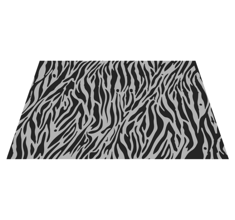 Tapete de vinil cinza zebra animal print - TenStickers