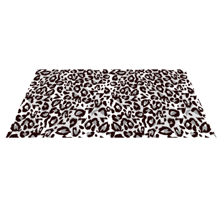 Tapete de vinil leopardo preto com estampa animal - TenStickers