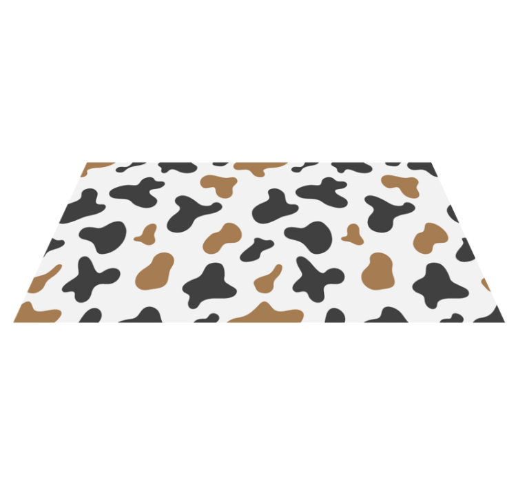 Vaca manchas tapete de vinil com estampa animal - TenStickers