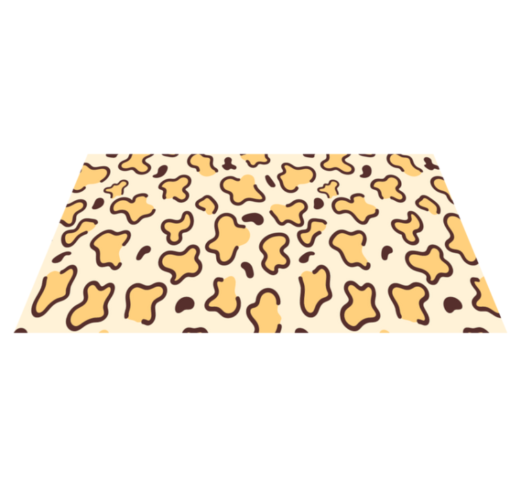 Tapete de vinil com pintas de animais com manchas de girafa - TenStickers