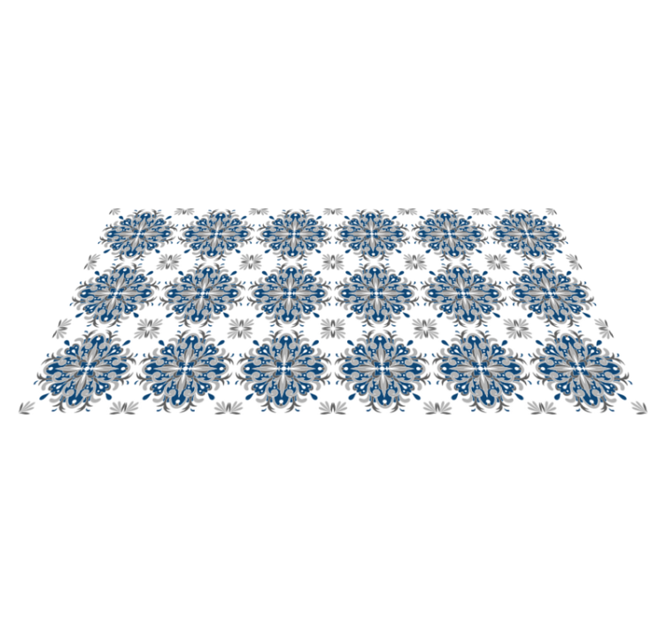 Tapete vinílico para gabinete Efeito de azulejos marroquinos - TenStickers