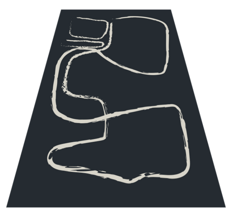 Tapete vinílico minimalista padrões de linhas abstratas - TenStickers