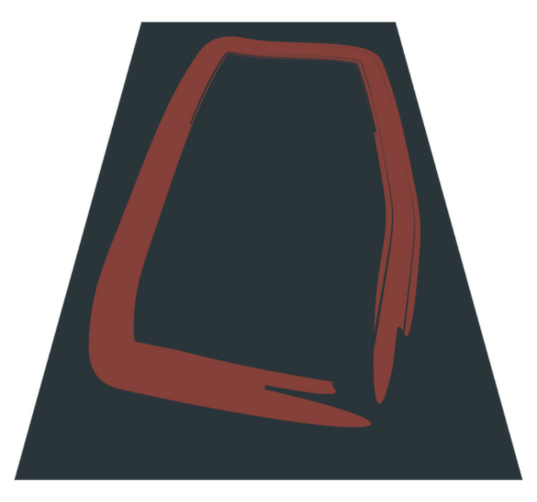 Tapete vinílico sala de estar forma abstrata e elegante - TenStickers