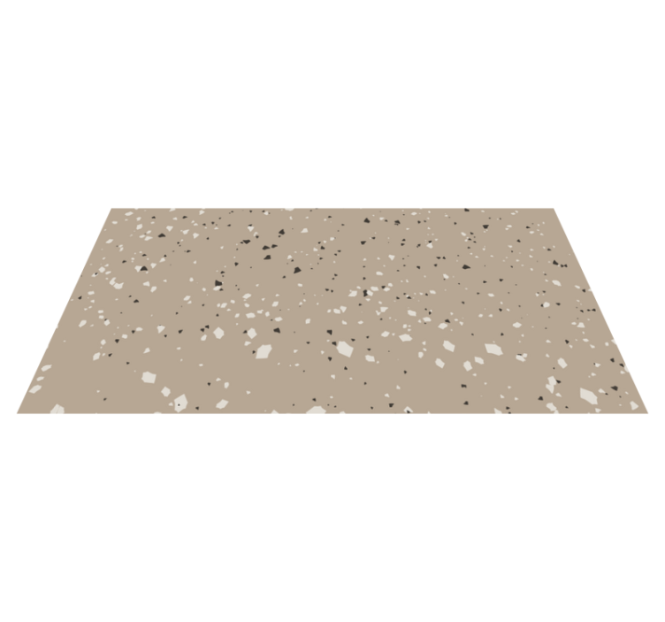 Tapete de vinil bege com textura terrazzo - TenStickers