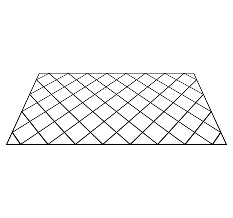 Tapete de vinil nórdico quadrados preto e branco - TenStickers