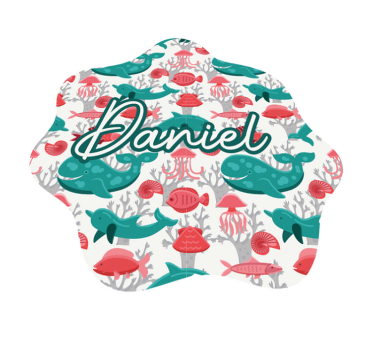 Tapete vinílico criança expedição subaquática personalizada - TenStickers