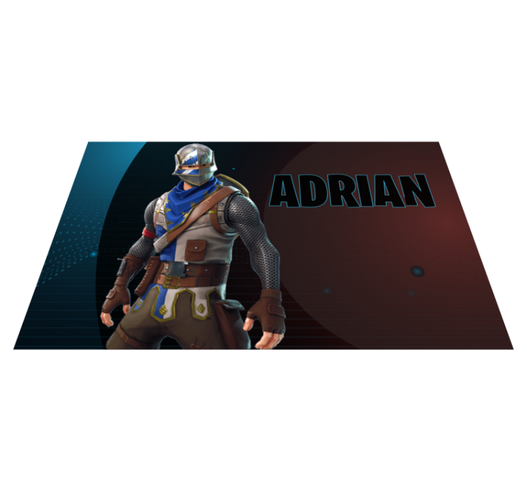 Tapete vinílico juvenil personagem heróico do jogo - TenStickers