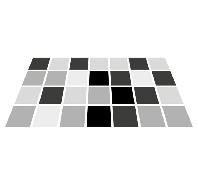 Tapete vinílico casa de banho quadrados de tons de cinza - TenStickers