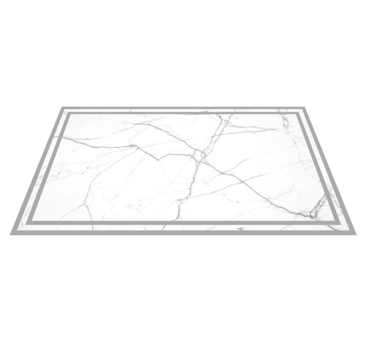 Carpete rústico cinza cimento assimétrico - TenStickers