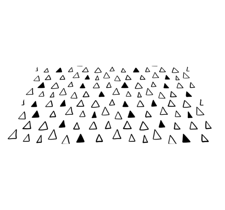 Tapete vinílico estrelas com padrões triangulares - TenStickers