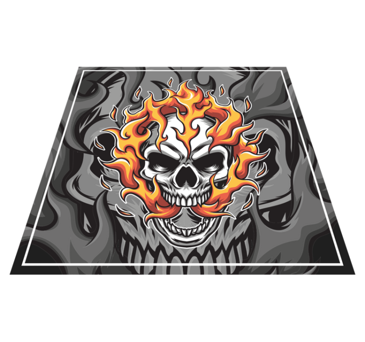 Tapete moderno estilo de desenho animado da bandeira da raça - TenStickers