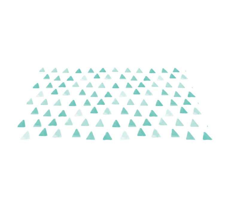 Tapete vinílico geométricas com motivos triangulares - TenStickers