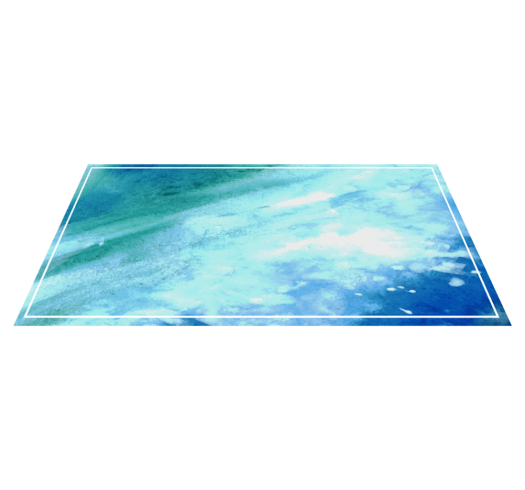 Tapete de textura de nebulosa aquarela azul brilhante - TenStickers