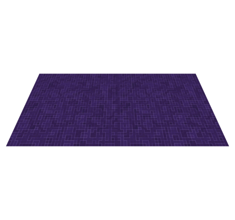 Tapete de ladrilho de mosaico roxo abstrato - TenStickers