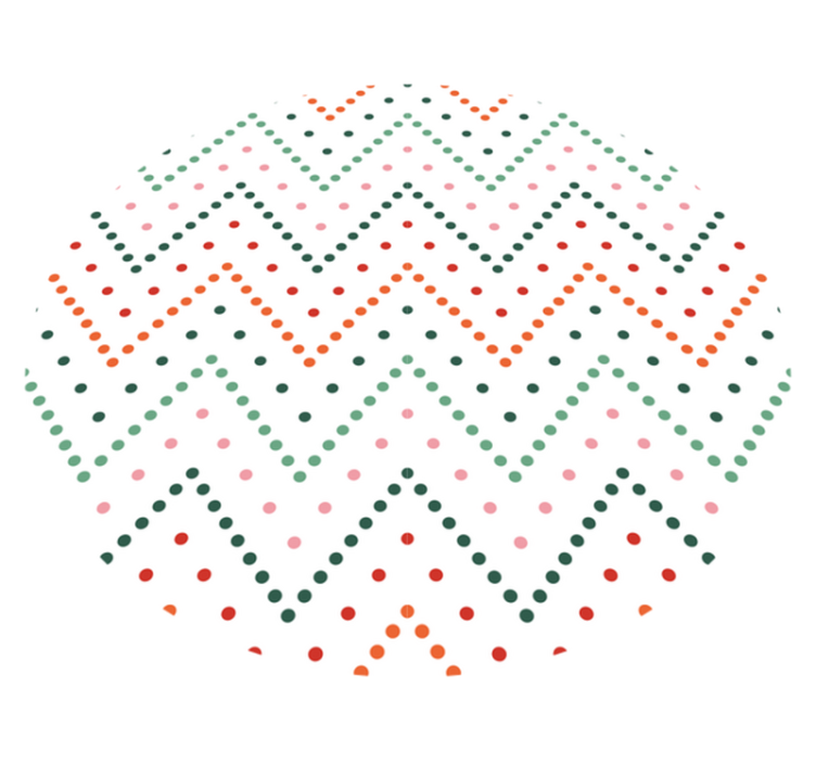 Tapete vinílico estrelas padrão de pontos chevron - TenStickers