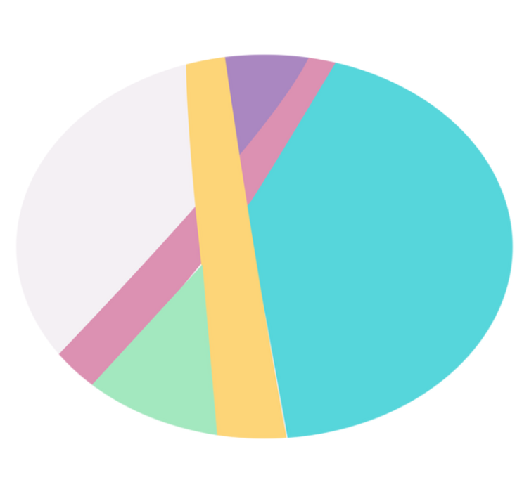 Fundo colorido de blocos de cor de tapete circular - TenStickers