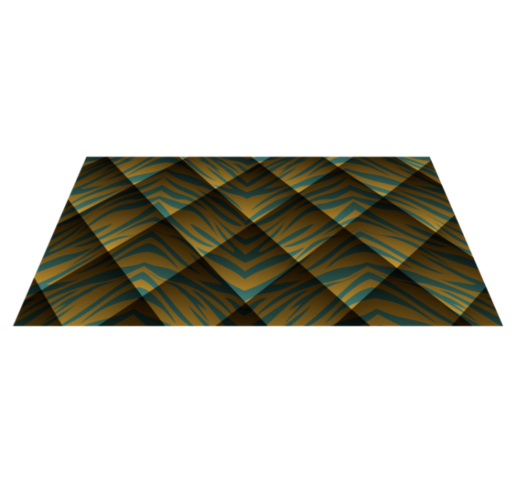 Tapete vinílico estampa de animal listras de tigre - TenStickers