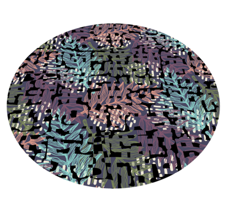 Tapete vinílico flores e plantas elementos botânicos verdes - TenStickers